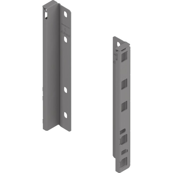 ZB4E000S MERIVOBOX Holzrückwandhalter, Höhe E (209 mm), links/rechts, indiumgrau