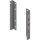 ZB4E000S MERIVOBOX Holzrückwandhalter, Höhe E (209 mm), links/rechts, indiumgrau