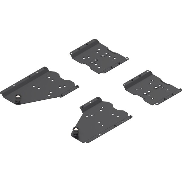 802V580B REVEGO duo, Pocketverbinder-Set für Anw. mit Sockel für Pocketseitendicke 18-19 mm, schwarz