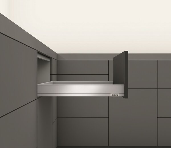 770N4002S blum LEGRABOX pure, carbonschwarz matt  Zarge N=66,3mm,  NL=400 mm