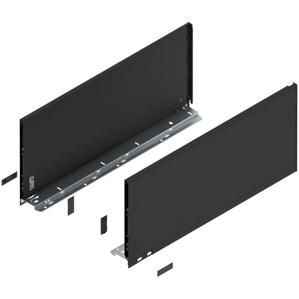 770F5502S blum LEGRABOX pure, carbonschwarz matt  Zarge F=239,9mm, NL=550 mm