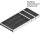 ZC7S650BS3 AMBIA-LINE Besteckeinsatz, für LEGRABOX / MERIVOBOX, Kunststoff / Stahl, 6 Besteckfächer, NL=650 mm, Breite=300 mm