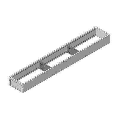 ZC7S650RS1 AMBIA-LINE Rahmen, für LEGRABOX/MERIVOBOX Schubkasten, Stahl, NL=650 mm, Breite=100 mm