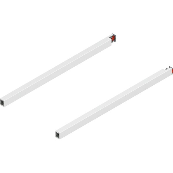 ZR4.400RS.E MERIVOBOX Längsreling, NL=400 mm, links/rechts, seidenweiß