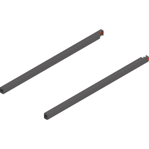 ZR4.450RS.E MERIVOBOX Längsreling, NL=450 mm, links/rechts, oriongrau