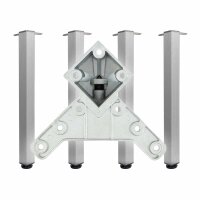 TALEG QD Aluminium matt 60x60x710 mm