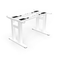 E-SOLID 300  Reinweiß, Tischgestell elektr....