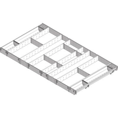 ZSI.12VUI4 ORGA-LINE Universal-Set für TANDEMBOX Schubkasten, KB 1200mm, NL=450-650mm