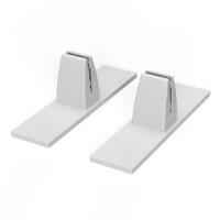 SOLIDO F Paneelbefestigung silber  (2 Stück)