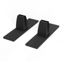 SOLIDO F Paneelbefestigung schwarz  (2 Stück)