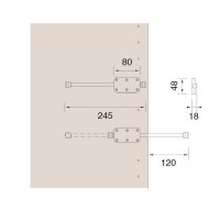 A.171.35 Ambos Kleiderlüfter, Kleiderstange...
