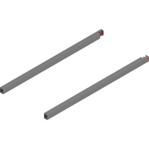 ZR4.500RS.E MERIVOBOX Längsreling, NL=500 mm, links/rechts, indiumgrau