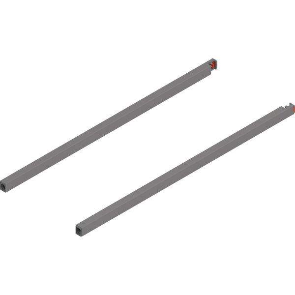 ZR4.550RS.E MERIVOBOX Längsreling, NL=550 mm, links/rechts, indiumgrau
