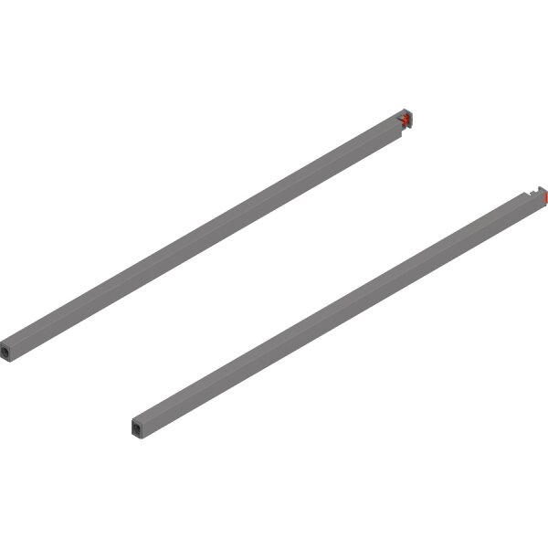 ZR4.600RS.E MERIVOBOX Längsreling, NL=600 mm, links/rechts, indiumgrau