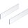 ZE4M460G MERIVOBOX Einschubelement aus Glas, klar, NL 550, H: 95, Stärke: 8mm, seitlich (Set)