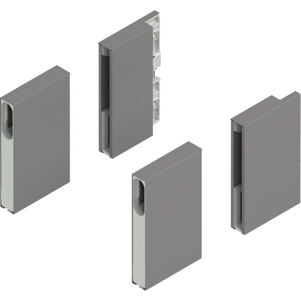 ZL4M00808 MERIVOBOX BOXCOVER, Höhe E, vorne/hinten, links/rechts, indiumgrau
