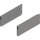 ZL4.270S.E MERIVOBOX BOXCAP, NL=270mm, Höhe E, links/rechts, indiumgrau