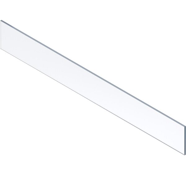 ZE4H1058G MERIVOBOX Einschubelement, vorne hoch, Höhe E (142,5 mm), KB=1200 mm (18/19 mm), Glas klar
