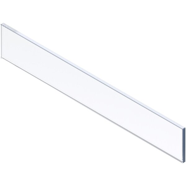 ZE4L458G MERIVOBOX Einschubelement, vorne niedrig, Höhe E (75 mm), KB=600 mm (18/19 mm), Glas klar