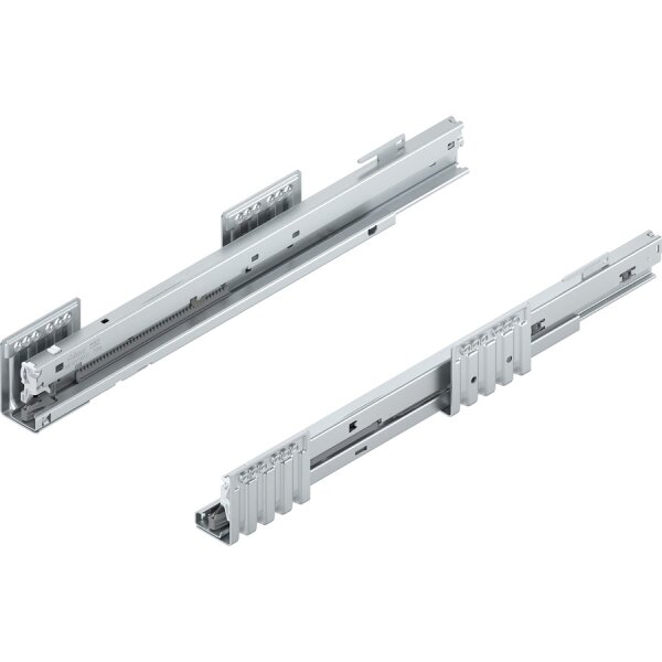 453.4501BZ MERIVOBOX Korpusschiene BLUMOTION/TIP-ON BLUMOTION, Vollauszug, 70kg, NL 450mm, li/re  für Müllanwendung