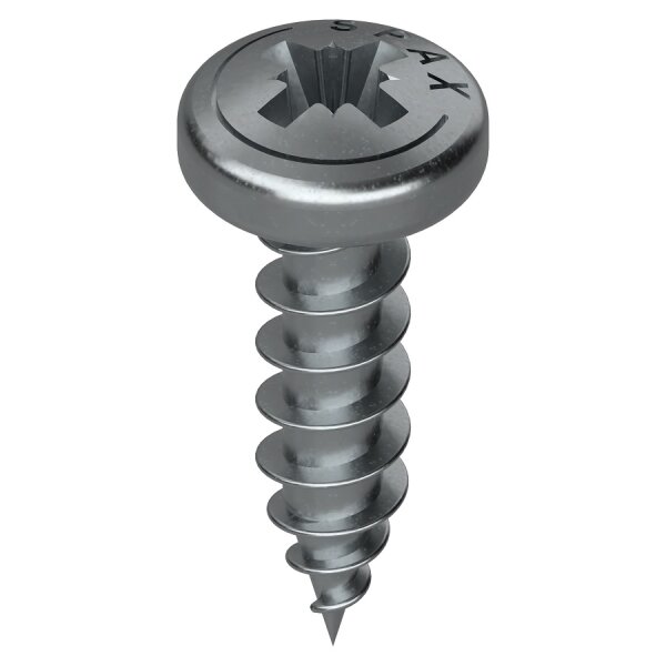 61R.1500 Spanplattenschraube 3,5x15mm Flachkopf für Befestigung von Merivobox Holzrückwandhalter und Zarge