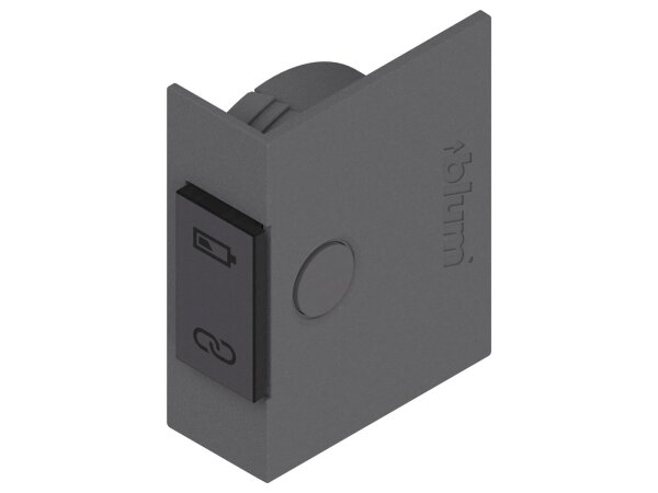 SERVO-DRIVE Schalter für AVENTOS, symmetrisch tiefgrau