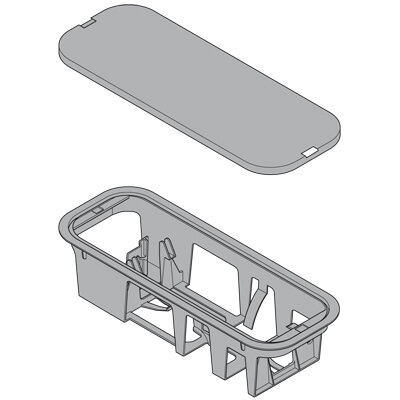 Z10NG000 SERVO-DRIVE Netzgeräthalterung, Bodenmontage
