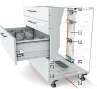 Z10T1170A SERVO-DRIVE Trägerprofil vertikal,...