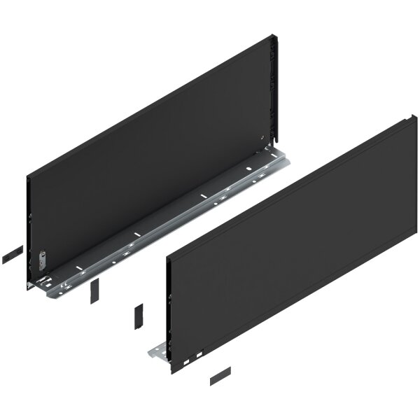 770F6002S blum LEGRABOX pure, carbonschwarz matt  Zarge F=239,9mm, NL=600 mm