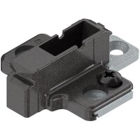 175H9190 onyx CLIP Montageplatte, 9 mm, Zink,...