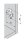 173H7100 onyx CLIP Montageplatte, kreuz, 0 mm, Schrauben, HV: Exzenter
