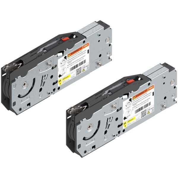 22F2810 AVENTOS HF top Hochfaltklappe, Kraftspeicher (Set), LF=10000-19300 , mit SYSTEM-Schrauben, für SERVO-DRIVE