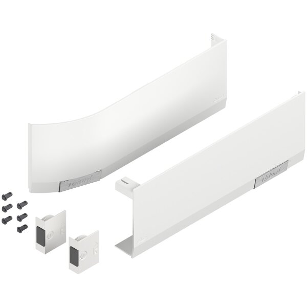 23.8000 Kraftspeicher-Abdeckkappenset AVENTOS HF/HS/HL top seidenweiß, inkl. Auslöseschalter, glatt, li/re, für SERVO-DRIVE23.8000 12