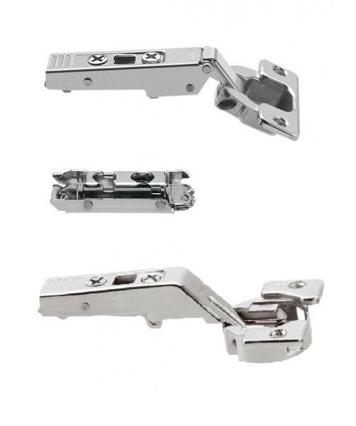 78Z5500T18 Scharnier-Set HF Holzfronten und breite Alurahmen Schrauben (bis 1800mm Korpusbreite)