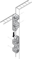 262.00.100 Universalverbinder, Häfele Ixconnect UC 16/64 1 Stück