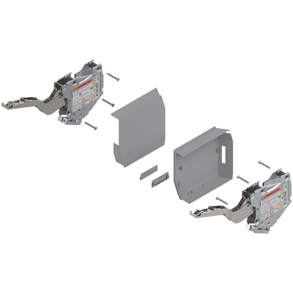 20K2B00.06 AVENTOS HK-S Hochklappe Kraftspeicher, LF=220-500 (bei 2 St.) inkl. ADK hellgrau 20K2B00.06 35
