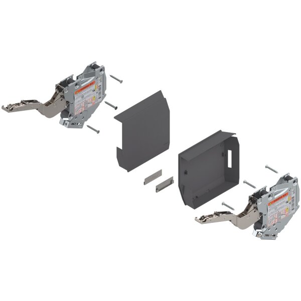 20K2B00.06 AVENTOS HK-S Hochklappe Kraftspeicher, LF=220-500 (bei 2 St.) inkl. ADK tiefgrau 20K2B00.06 37