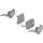 20K2B00T06 AVENTOS HK-S Hochklappe, Kraftspeicher TIP-ON, LF=220-500 (bei 2 St.) inkl. ADK hellgrau 20K2B00T06 35