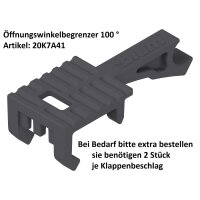 AVENTOS HK-S Hochklappe, Kraftspeicher TIP-ON, LF=220-500 (bei 2 St.) inkl. ADK tiefgrau