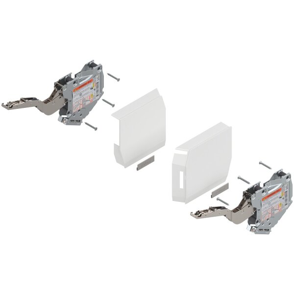 20K2C00T06 AVENTOS HK-S Hochklappe, Kraftspeicher TIP-ON, LF=400-1000 (bei 2 St.) inkl. ADK seidenweiß 20K2C00T06 12