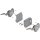 20K2C00T06 AVENTOS HK-S Hochklappe, Kraftspeicher TIP-ON, LF=400-1000 (bei 2 St.) inkl. ADK hellgrau 20K2C00T06 35