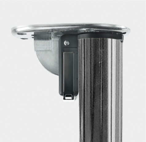 Tischklappbein weiß (RAL 9001)