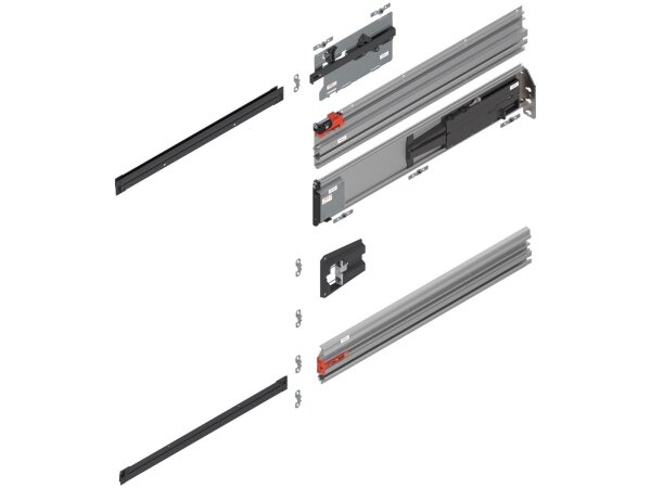 801P500E.R3 REVEGO uno, Pocketschiene (Set), NL=500 mm, rechts