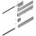 801P700E.L3 REVEGO uno, Pocketschiene (Set), NL=700 mm, links