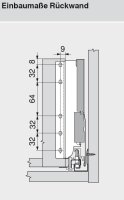 Z30D000SL TANDEMBOX antaro Holzrückwandhalter,...