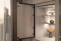 801T1500.L3 REVEGO uno, Scharnierträger Set, für Pockethöhe 1507–1656 mm, links