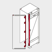801T2700.R3 REVEGO uno, Scharnierträger Set,...