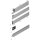 802P675D.L3 REVEGO duo, Pocketschiene Set, NL=675 mm, links