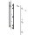802T2100.L3 REVEGO duo, Scharnierträger Set, für Pockethöhe 2107–2256 mm, links