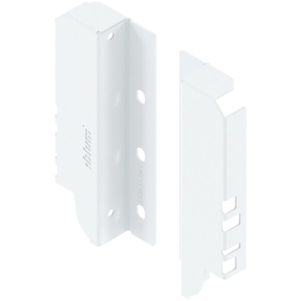 Z30B000S TANDEMBOX antaro Holzrückwandhalter, seidenweiß, Höhe B = 160 mm